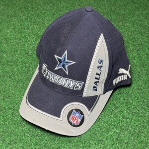Vintage 90s Dallas Cowboys Hat, Pro Line Puma, NFL Football Cap